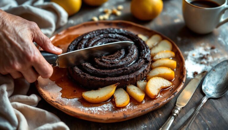 ontdek het verrukkelijke recept voor chocoladecake met stoofpeertjes, het dessert waar iedereen dol op is. perfect voor elke gelegenheid!