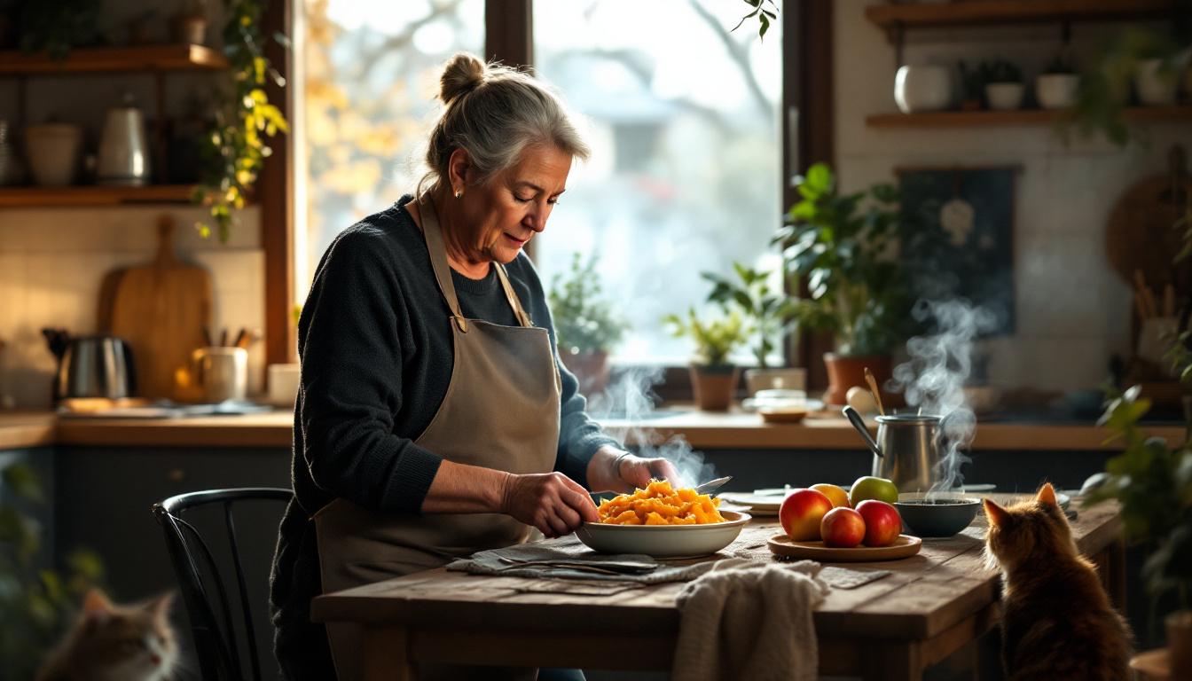 ontdek het klassieke recept van hete bliksem met zoete aardappel, een heerlijke en zachte twist op de traditionele smaak.