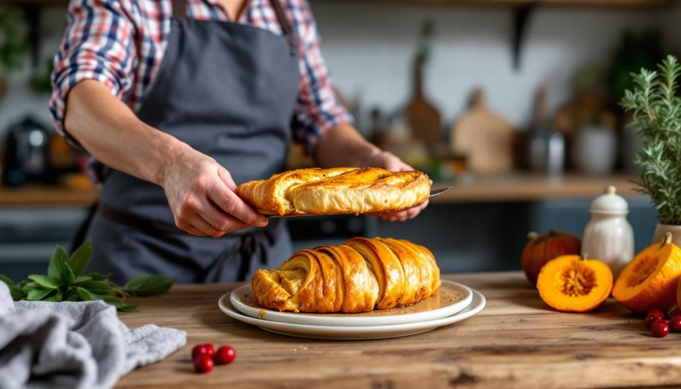 ontdek de pompoen-wellington, een heerlijke herfstschotel boordevol smaak die telkens weer indruk maakt bij je gasten.