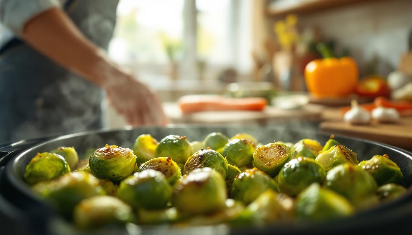 ontdek hoe je spruitjes perfect knapperig en smakelijk bereidt in de airfryer voor de ideale bite elke keer weer.