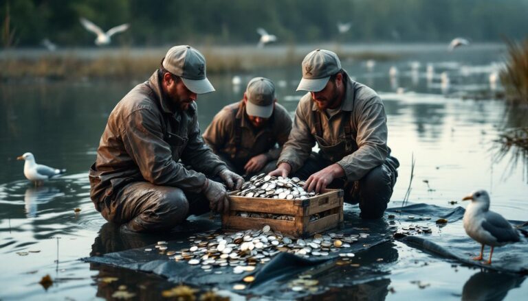 een spectaculaire vissersvondst onthult een schat van 20.000 zilveren munten, een unieke ontdekking vol historische betekenis.