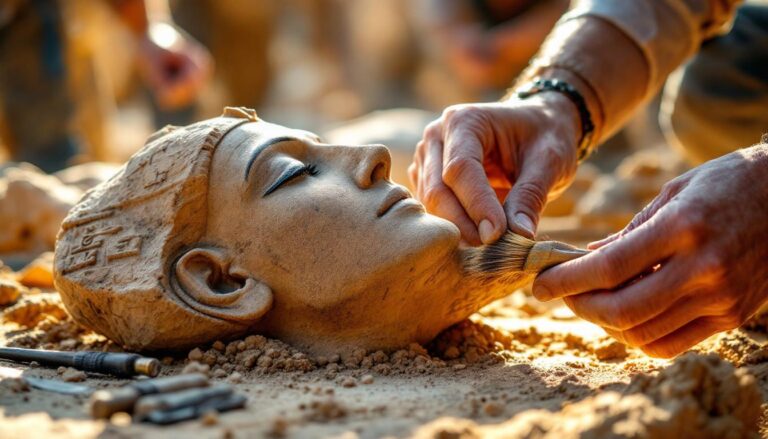 ontdek hoe een onverwacht detail in een egyptisch beeld onze inzichten over de geschiedenis ingrijpend verandert en nieuwe perspectieven biedt.